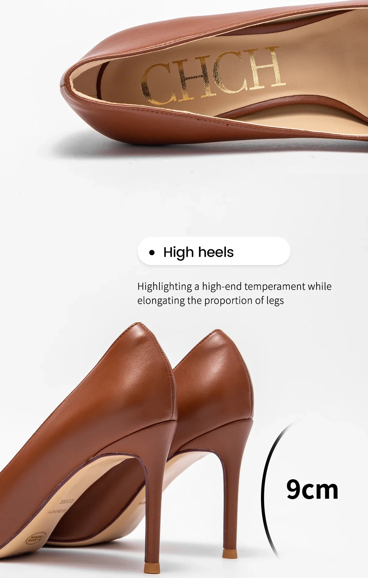 Woman shoes  High Heels New Pointed Metal Buckle Party Carnival Women's Shoes 9cm