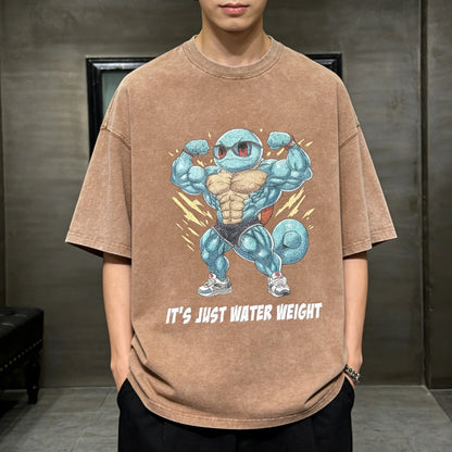 Vintage Washed Graphic T-Shirt Man Women Y2k Harajuku Gym Tee Short Sleeve Tee Casual Top Summer 2026 Unisex