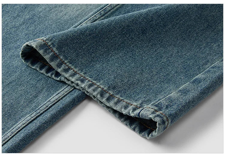 Semir Jeans Women Vintage Long Trousers 2025 New Spring Wide-leg Trousers Comfortable Soft Versatile Trousers