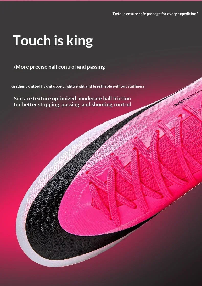 New Men Football Boots Futsal Cleats Unisex Soccer Shoes Hot Sale High-quality Professional Women Ultralight TF/FG Sneakers