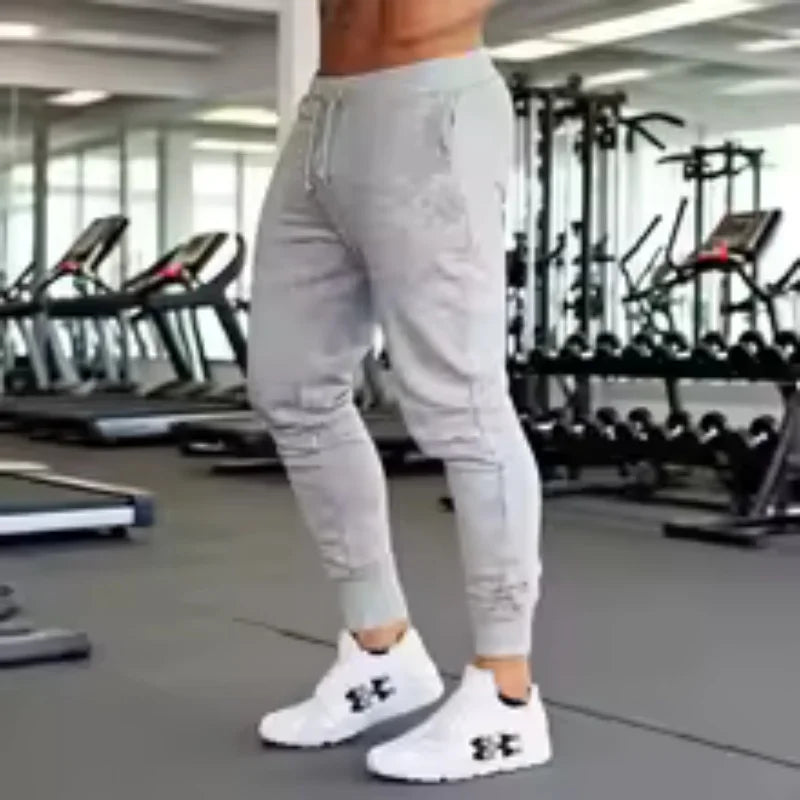 Casual Pants Men's Jogger Sweatpants Large Size Elastic Waist Sports Casual Trousers Loose Fitness Autumn winter New Keep warm