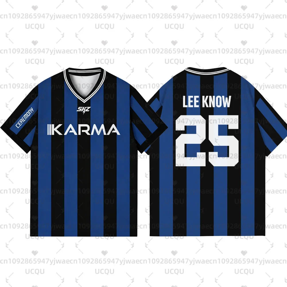 Adult Women's Men's Boys' Casual Sporty KARMA Ceremony 3D Print Graphic T-Shirt Girl Tee Outdoor Sports T-shirt