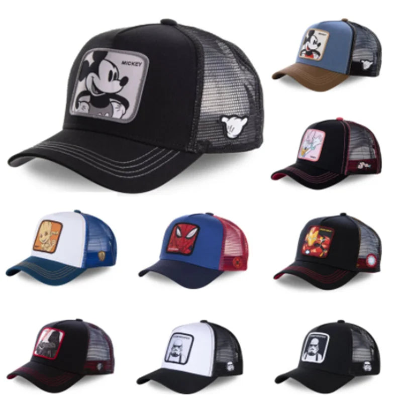All Styles Anime Cartoon Snapback Cotton Baseball Cap Men