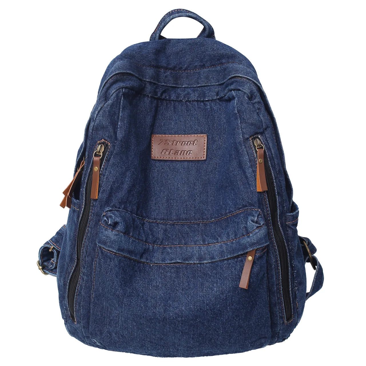 Fashion Backpacks for School Trend Student Jeans Bag Multi Pockets Large Capacity Rucksack Mochila De Escola Feminina 2023