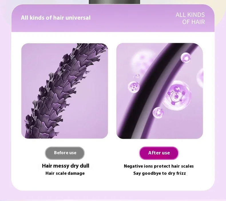 Automatic Curling Iron 32MM Double Slot Negative Ion Portable Hair Curler Constant Temperature Anti Hot Styler for Travel