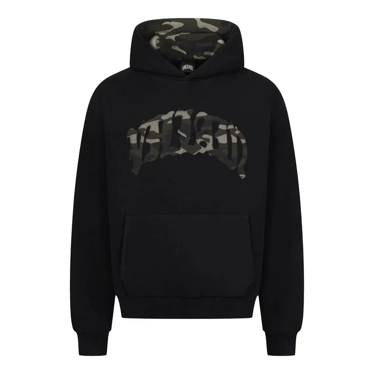 High street fashion leopard print letter embroidered men sportswear suit Y2K American casual retro hoodie trend loose clothing