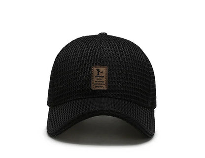 Men'S New Fashion Baseball Cap Summer Breathable Full Net Shade Fishing Cap Outdoor Leisure Sports Cap