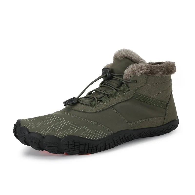 Brand New Winter Boots for Men Women Snow BareFoot Outdoor Non-slip Warm Fur Casual Sneakers Plus Size Ankle Boots Hiking Shoes