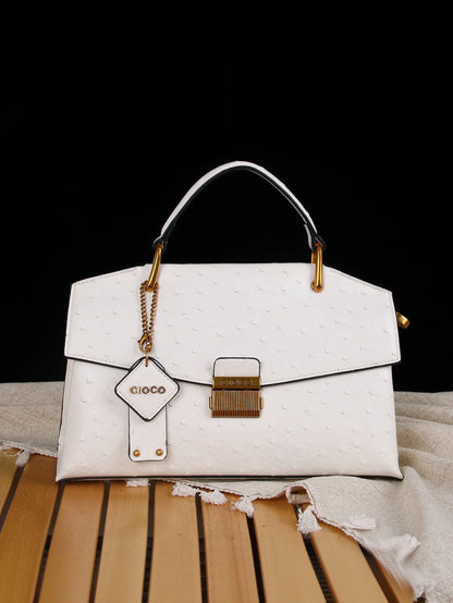 2025 new retro blue snake-shaped high-grade handbag fashion luxury luxury handbag lightweight large-capacity one-shoulder messen