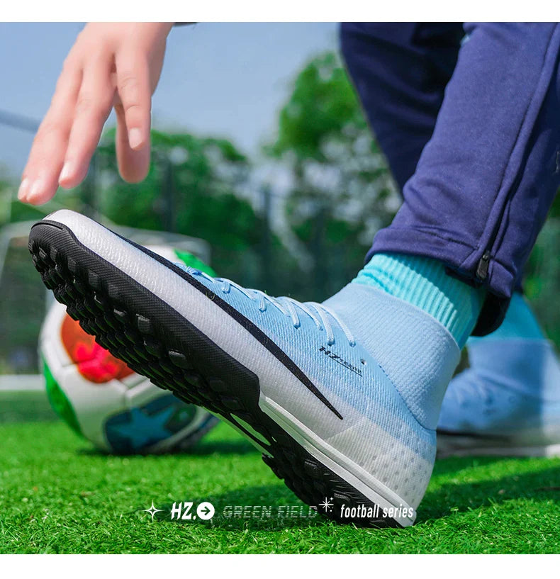 New Men Soccer Shoes Hot Sale Football Boots Women Professional TF/FG Sneakers Unisex High-quality Futsal Cleats Ultralight