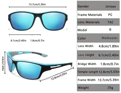 Polarized Fishing Sunglasses Female Male Outdoor Sports Driving Hiking Goggles Road Cycling Anti-glare UV400 Eyewear
