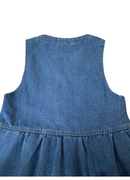 Cowboy Shoulder Strap Dress Female Design Sense Niche Spring And Autumn Slimming Sleeveless Camisole Vest Short Skirt