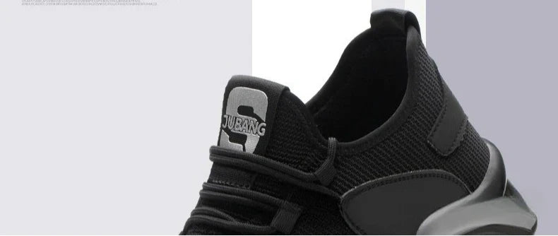 Lightweight All-Day Comfort Safety Shoes - Soft Sole Fashion Casual Work Sneakers for Long Standing-Fatigue Protective Footwear