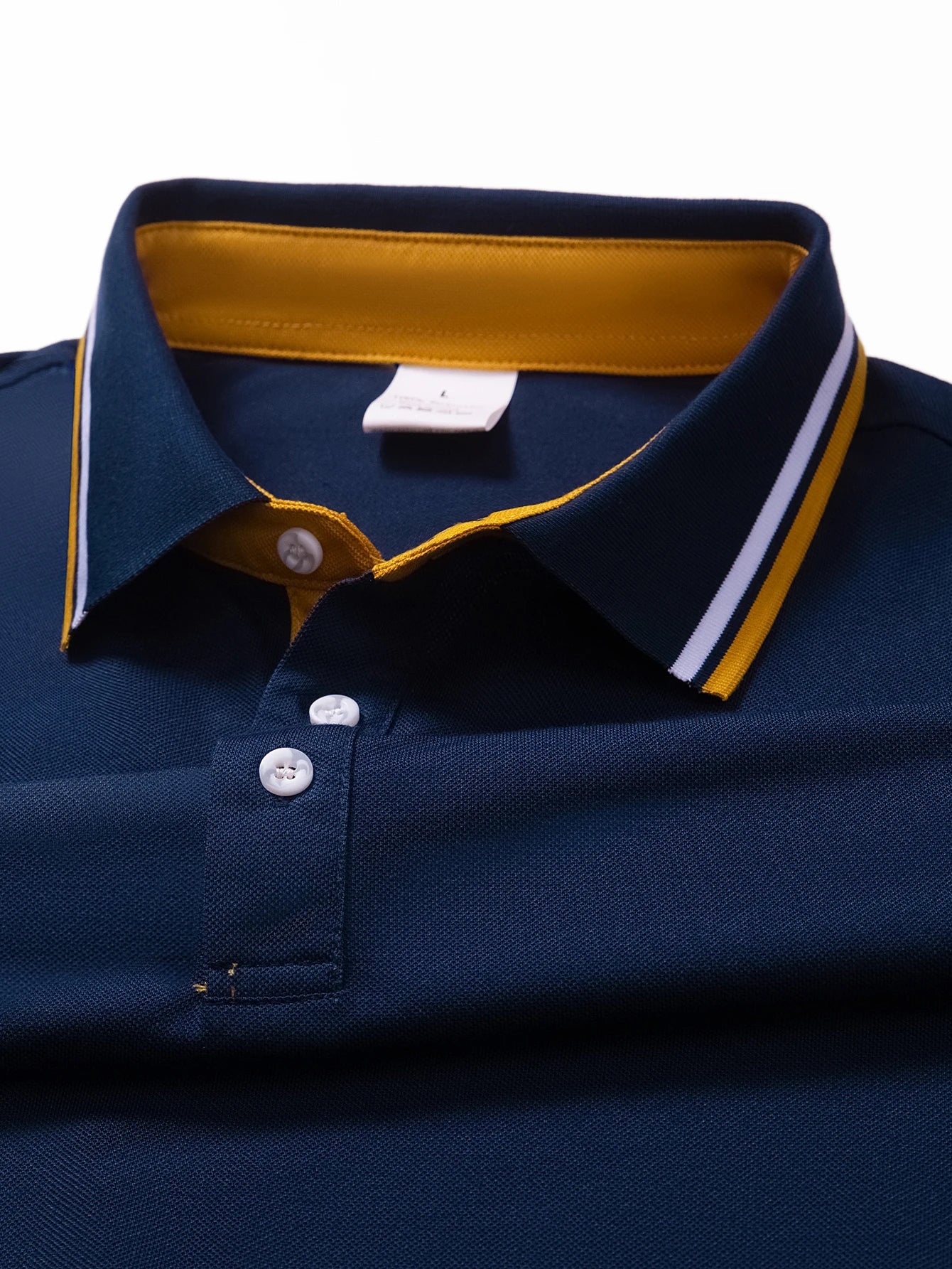 2pcs Men's Short-Sleeve Shirts with Contrast Collars - Lightweight Polyester, Pastel Blue & Pink, Turn- Collar, Button Closure,