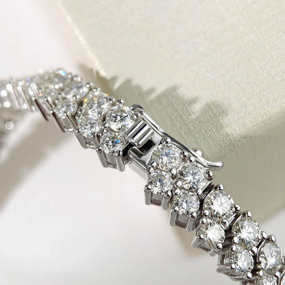 3mm Full Moissanite Bracelet 100% S925 Silver D Color Lab Diamond Bracelet For Women Man Wedding Party Fine Jewelry