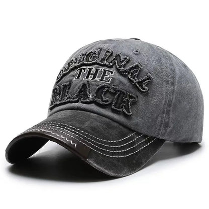 Hat Men's  Washed  Denim Cap Korean Version Outdoor Sunscreen  Casual Versatile Street Spring and Autumn Shade Baseball Cap