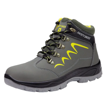 Waterproof Men's Safety Work Boots Steel Toe Shoes Anti Impact And Anti-Puncture Outdoor Adventure Hiking Industrial Boots