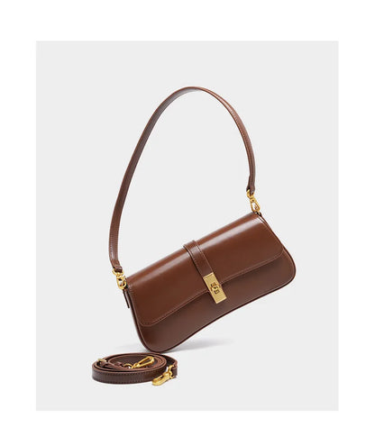 Women Genuine Leather Shoulder Bag Female Fashion Handbag Totes Small Underarm Bag Casual Daybag Mini Purse -KG1313