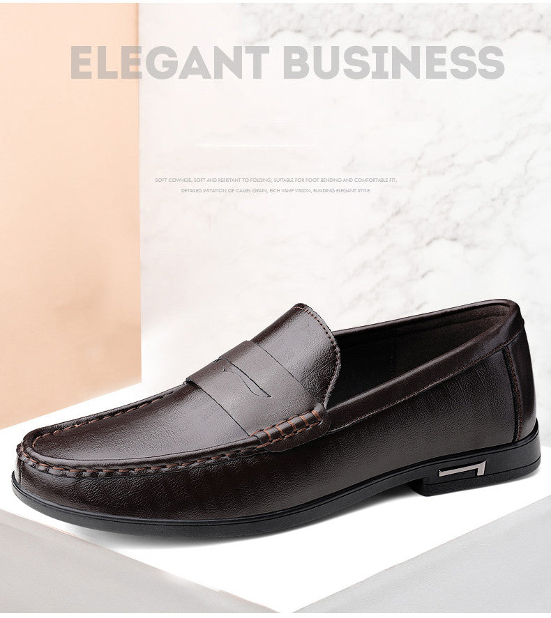 Genuine Leather Men Shoes Casual Italian Men Loafers Breathable Office Shoes Men Designer Slip On Driving Shoes Plus Size 38-46