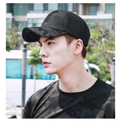 Big Head Man Large Size Mesh Baseball Hats Male Outdoors Plus Size Sport Caps Dad Oversize Trucker Cap 60cm 62cm