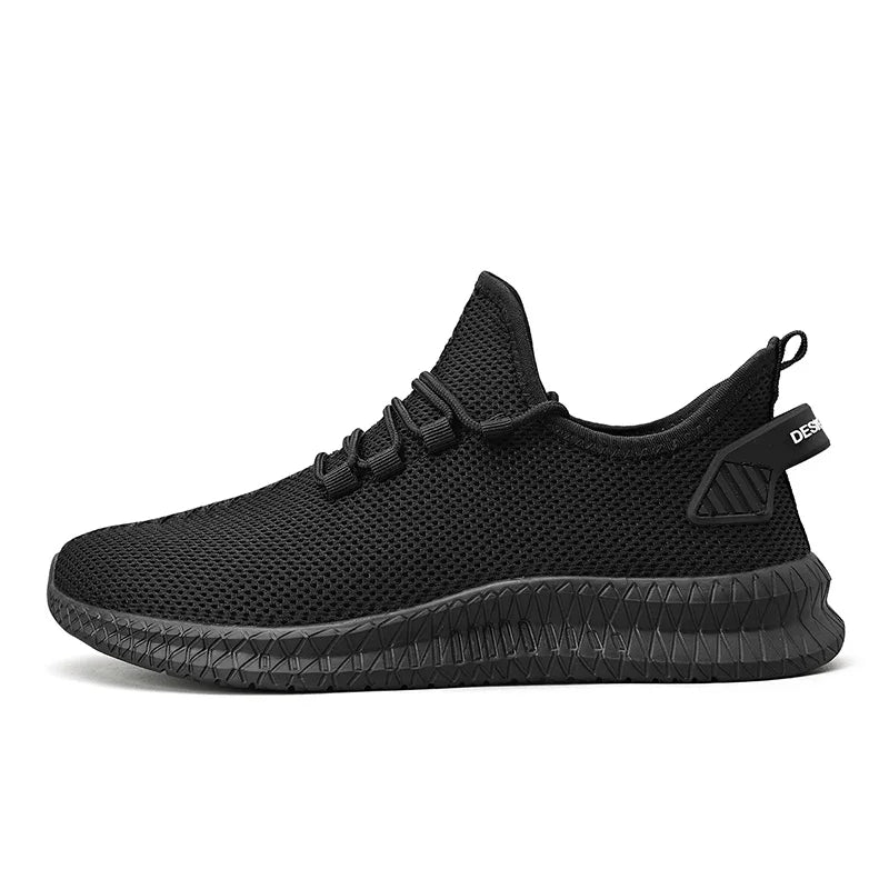 Summer Mesh Men Shoes Breathable Mens Sneakers Trendy Lightweight Walking Big Size Man Tenis Shoes