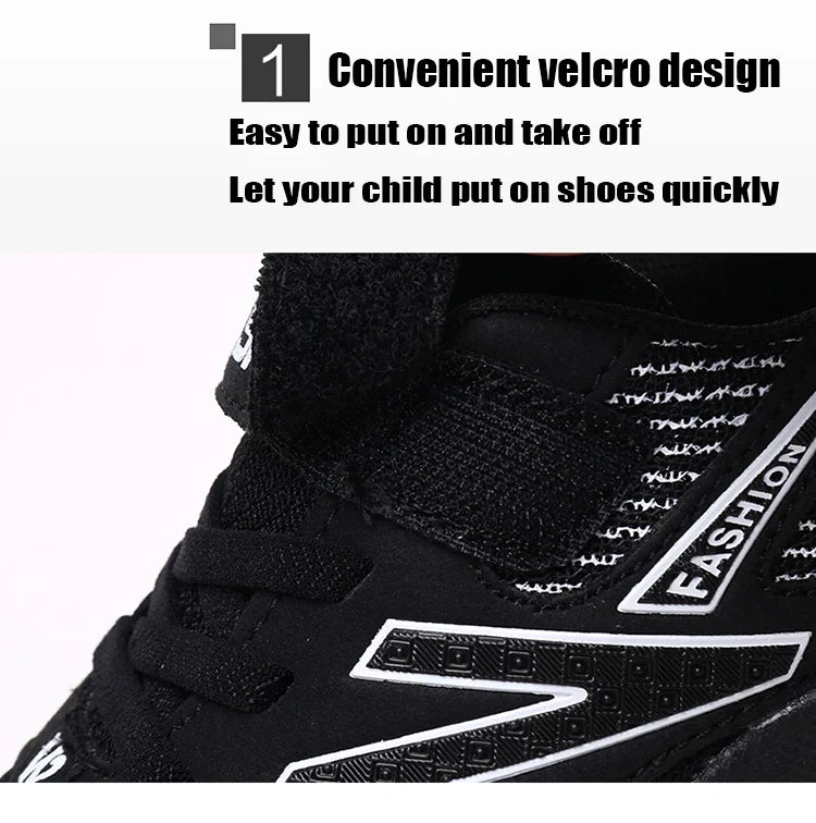 Children's Sneakers for Boy Lightweight Sport Tennis Shoes Fashion Breathable Mesh Kids School Running Basketball Shoes Non Slip