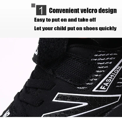 Children's Sneakers for Boy Lightweight Sport Tennis Shoes Fashion Breathable Mesh Kids School Running Basketball Shoes Non Slip