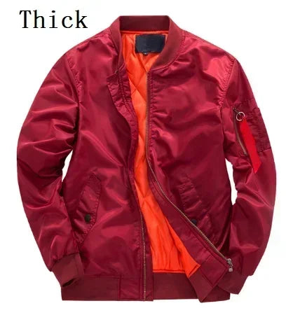 2025 New Jacket Mens Autumn and Winter Thickened Outdoor Baseball Suit Windproof Coat Men Casual Camping Lightweight Windbreaker