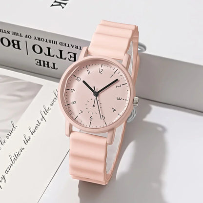 Fashion Jelly Color Women Watch Creative Wave Shaped Silicone Strap Quartz Wristwatch Girls Clock Gift Relogio Feminino Reloj