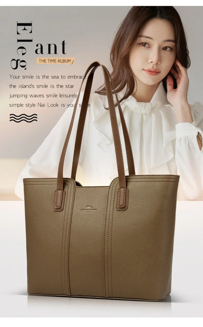 Genuine Brand Women Bags Designer High Quality Soft Leather Large Women 2024 Shoulder Bag Messenger Handbag Shopping Messenger