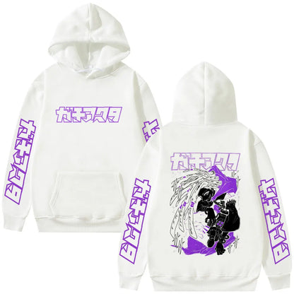 Hoodie Men Women Manga Retro Oversized Hooded Sweatshirt Unisex Fashion Trend Oversized Pullover Hoodies