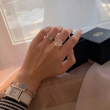 D VVS1 Moissnaite Diamond Rings for Women s925 Sterling Sliver Plated 18k white gold Wedding Band Fine Jewelry with GRA