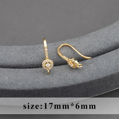 20pcs/lot M800 jewelry accessories,pass REACH,nickel free,18k gold plated,copper,connector,diy earrings,jewelry making