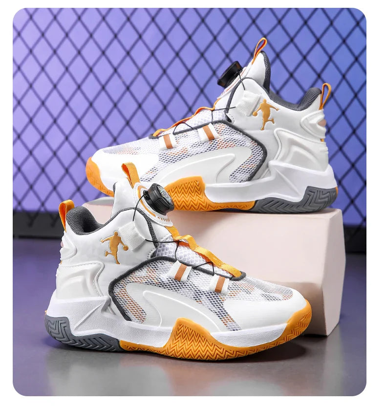 Kids Basketball Shoes Boys Sneakers Non-slip Child Trainer Basket Shoes Outdoor Children Sport Shoes Sneakers Sportschuhe Kinder