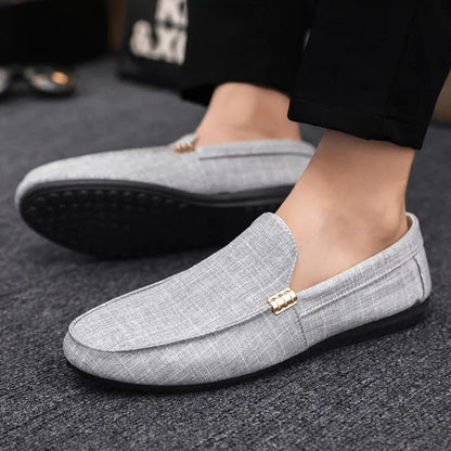 Fashion Men Casual Shoes Luxury Brand Men Loafers Breathable Comfort Slip-on Mens Driving Shoes lightweight Lazy Shoes Moccasins