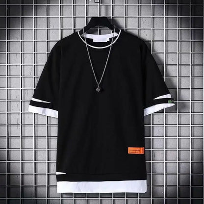 Summer Techwear Anime Men's T Shirts Harajuku Y2k Fashion Trending Streetwear Hip Hop Punk Men Women Clothing School Student