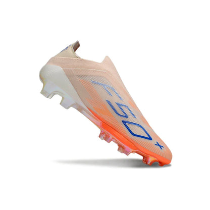 Without-lace Mens Soccer Shoes Football Shoes F50+ TF/FG Football Field Boots Comfortable Non-Slip Training Soccer Sneakers