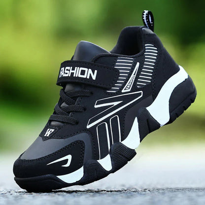 Children's Sneakers for Boy Lightweight Sport Tennis Shoes Fashion Breathable Mesh Kids School Running Basketball Shoes Non Slip