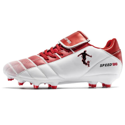 Men Football Boots FG/TF Soccer Shoes Breathable Professional Turf Outdoor Non-slip Long Spikes Adult Training Futsal Sneakers