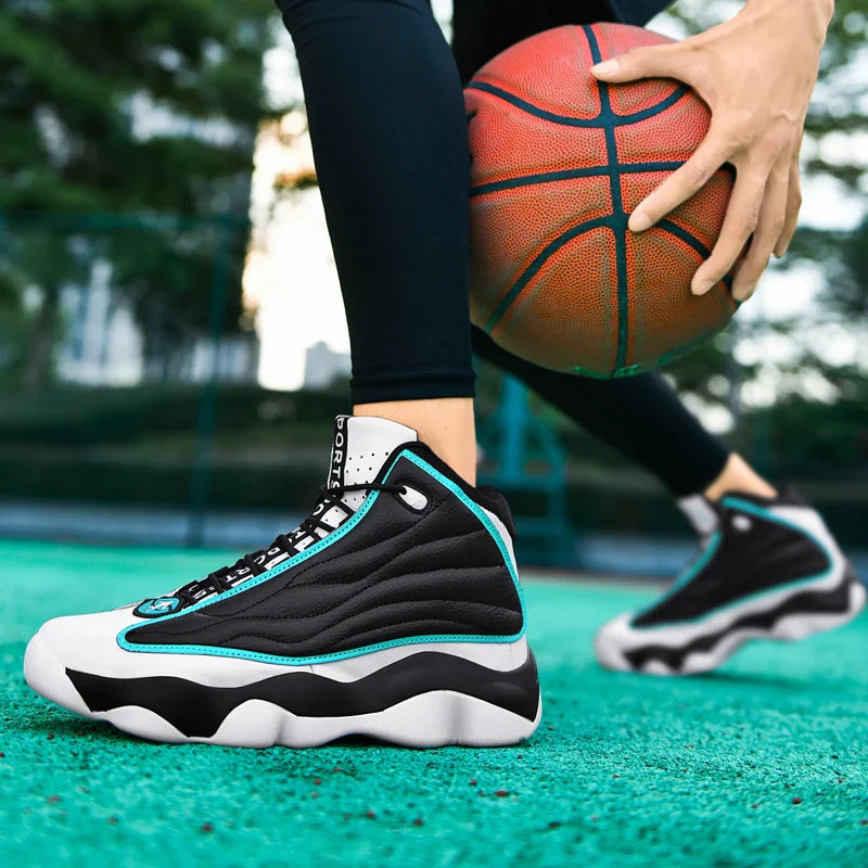 Men's casual outdoor sports classic practical basketball shoes trendy, soft, comfortable, anti-skid and wear-resistant outsole