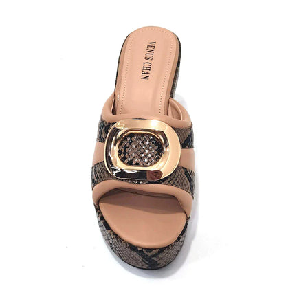 Retro Design!Three-Piece Set Peach Color Patent Leather Bag With Ribbon For Women, Classic High-Heeled Shoes