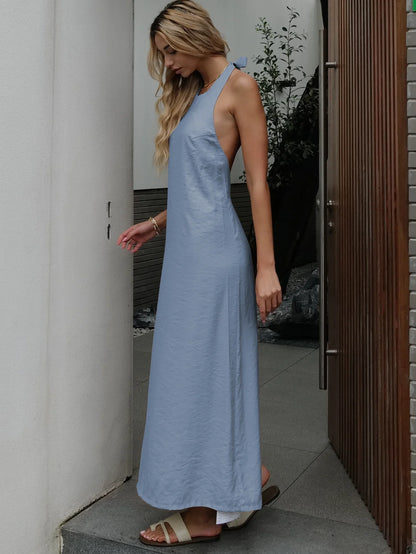 Summer Women Backless Elegant Dress