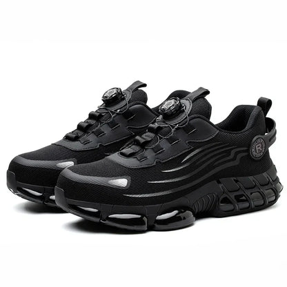 Men's Safety Shoes Air Cushion Protection Safety Boots Fashionable Casual Shoes Breathable Odor Protection Men's Work Shoes