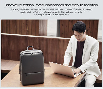 Classic Business Backpack 2 Fashion Laptop Bag for Men and Women Travel Large Capacity Backpack