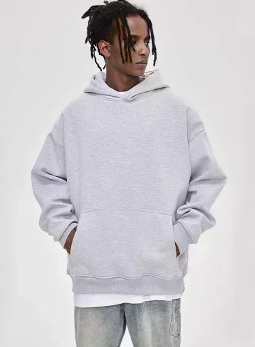 Khaki Hoodie Men Women Anime Character Print Pullover with Japanese Kanji Sleeve Design and Chest Logo Casual