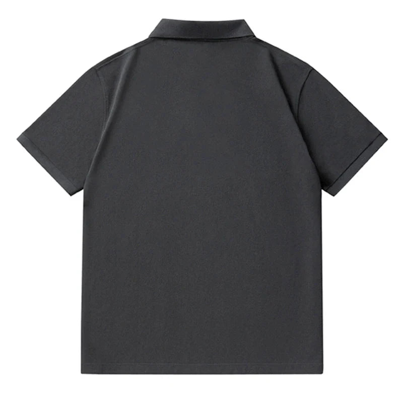 Fashion Men's Summer T-shirt Plus Size Tops 7XL 6XL 5XL Lapel Short sleeves Polo Shirt Half Sleeve Tees Male Clothing 110-180KG
