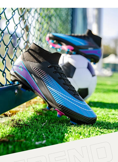 New Men Football Boots Professional Ultralight Match Grass Futsal Soccer Shoes Cleats Women Unisex High-quality TF/FG Sneakers