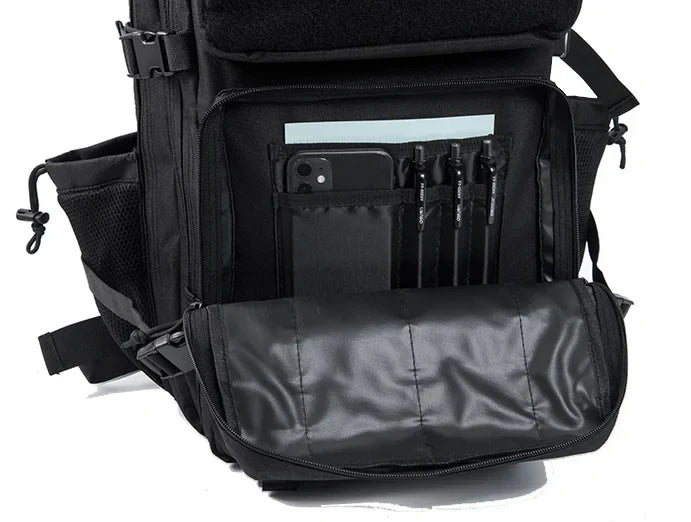 45L Tactical Backpack survival Bag Hunting MOLLE Backpack GYM For Men EDC Outdoor Hiking Rucksack Witch Bottle Holder