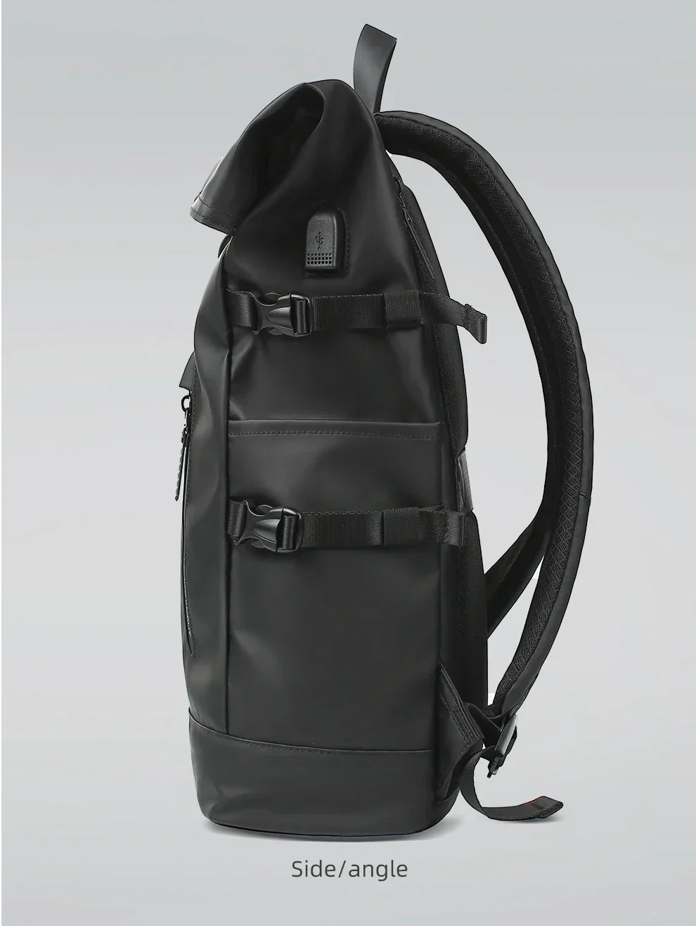 Expandable Travel Backpack Men Large Capacity Waterproof 15.6” Laptop Bag Hiking Rucksack Cycling Daypack Bag with USB Port