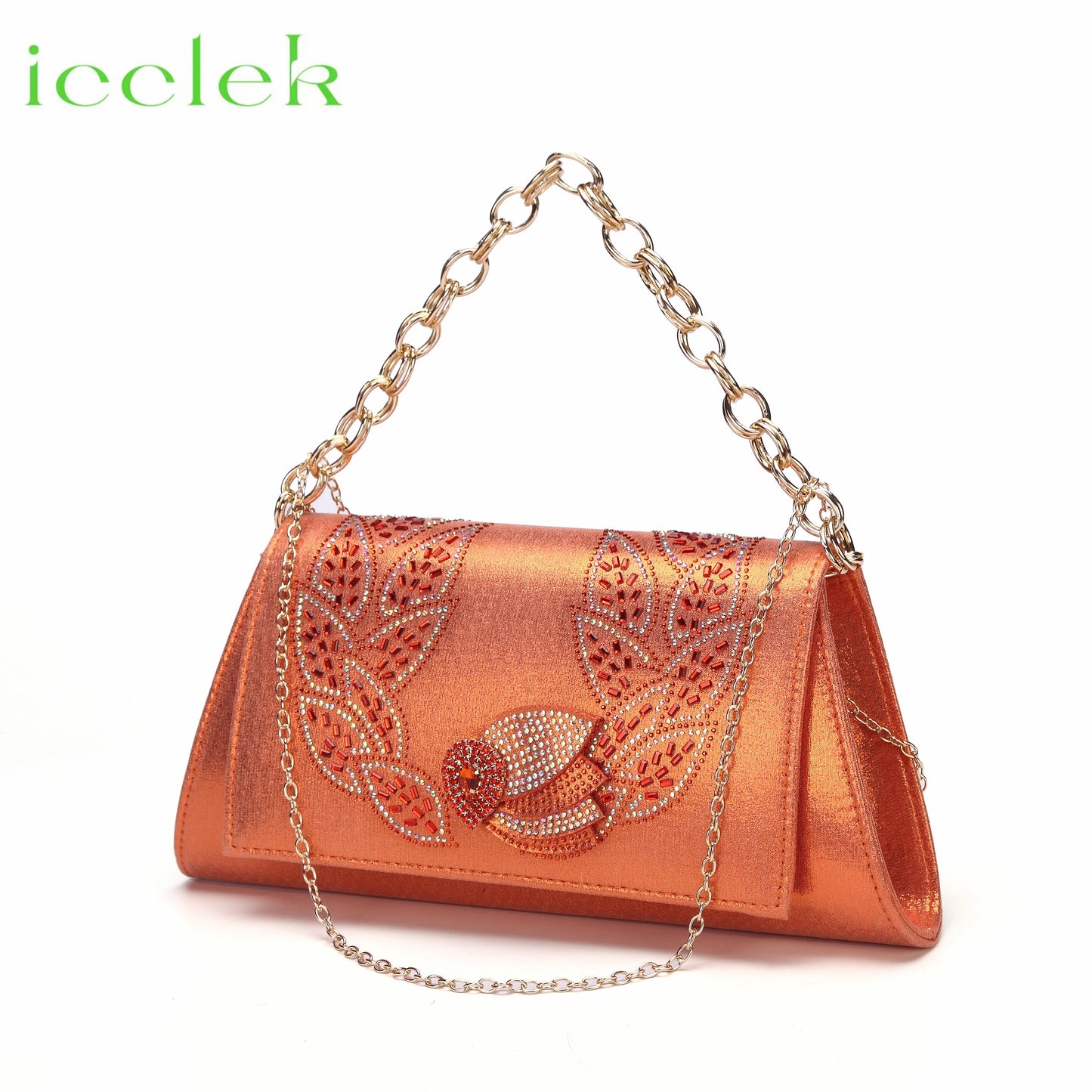 2023 Newest INS Style Brown Color Elegant Low Heels Nigeria Popular Design African Ladies Shoes And Bag Set for Wedding Party